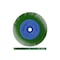 Dedeco Sunburst Radial Bristle Discs 6 in X 1/2 in Angled Ta Dark Green 50 Grit A/O 1/Unit 1891 - alternate 1